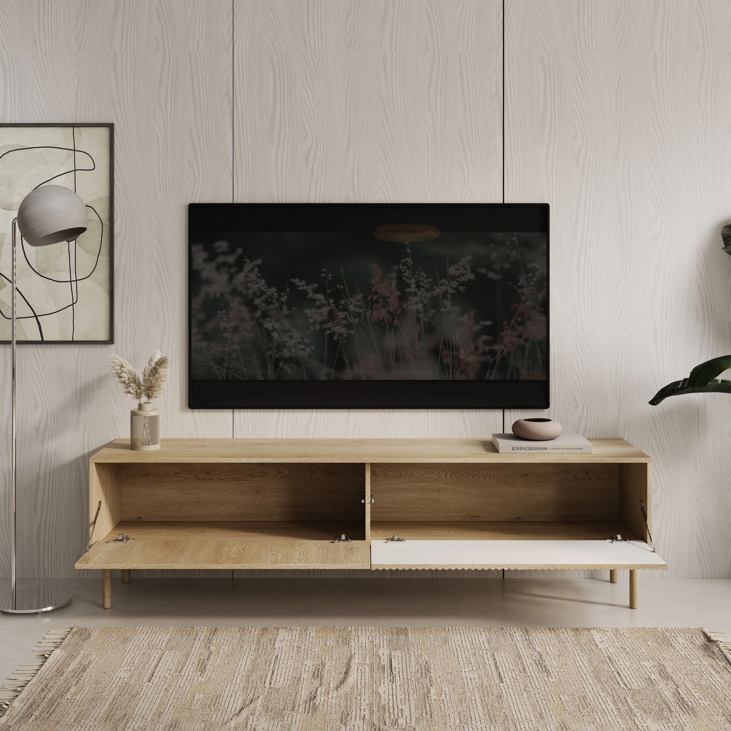 Tenerife - TV-Meubel - Eiken - 187x40x55 cm - Image 2