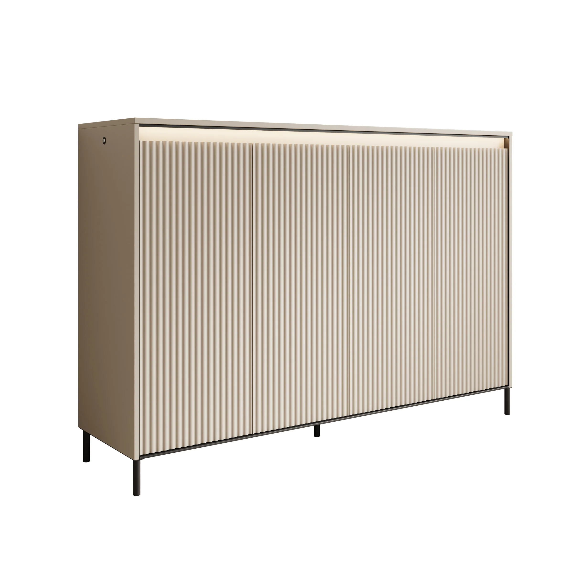 Timoteo - Dressoir - Beige - 152x40x105 cm - Image 6
