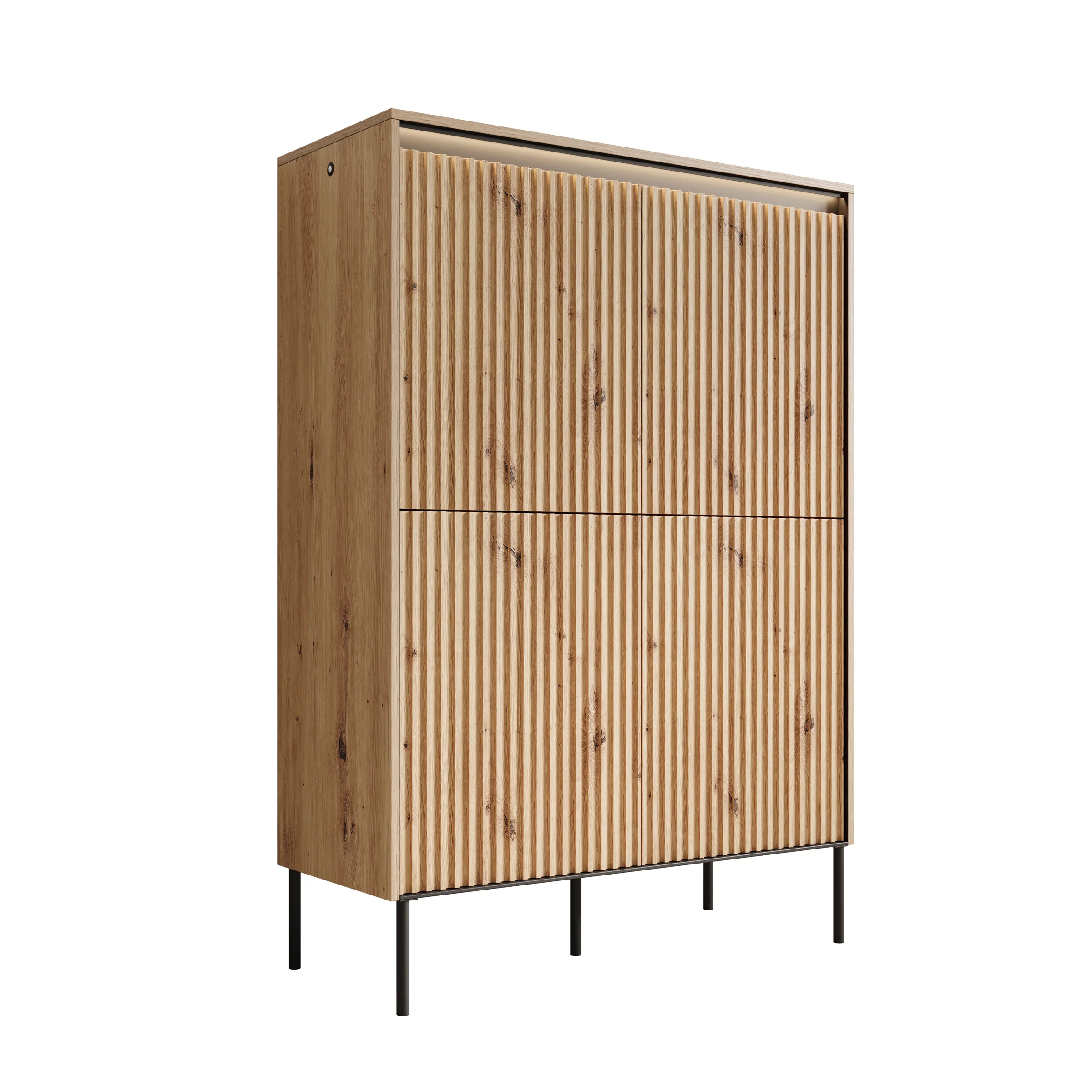 Timoteo - Dressoir - Eiken - 98x40x140 cm - Image 6