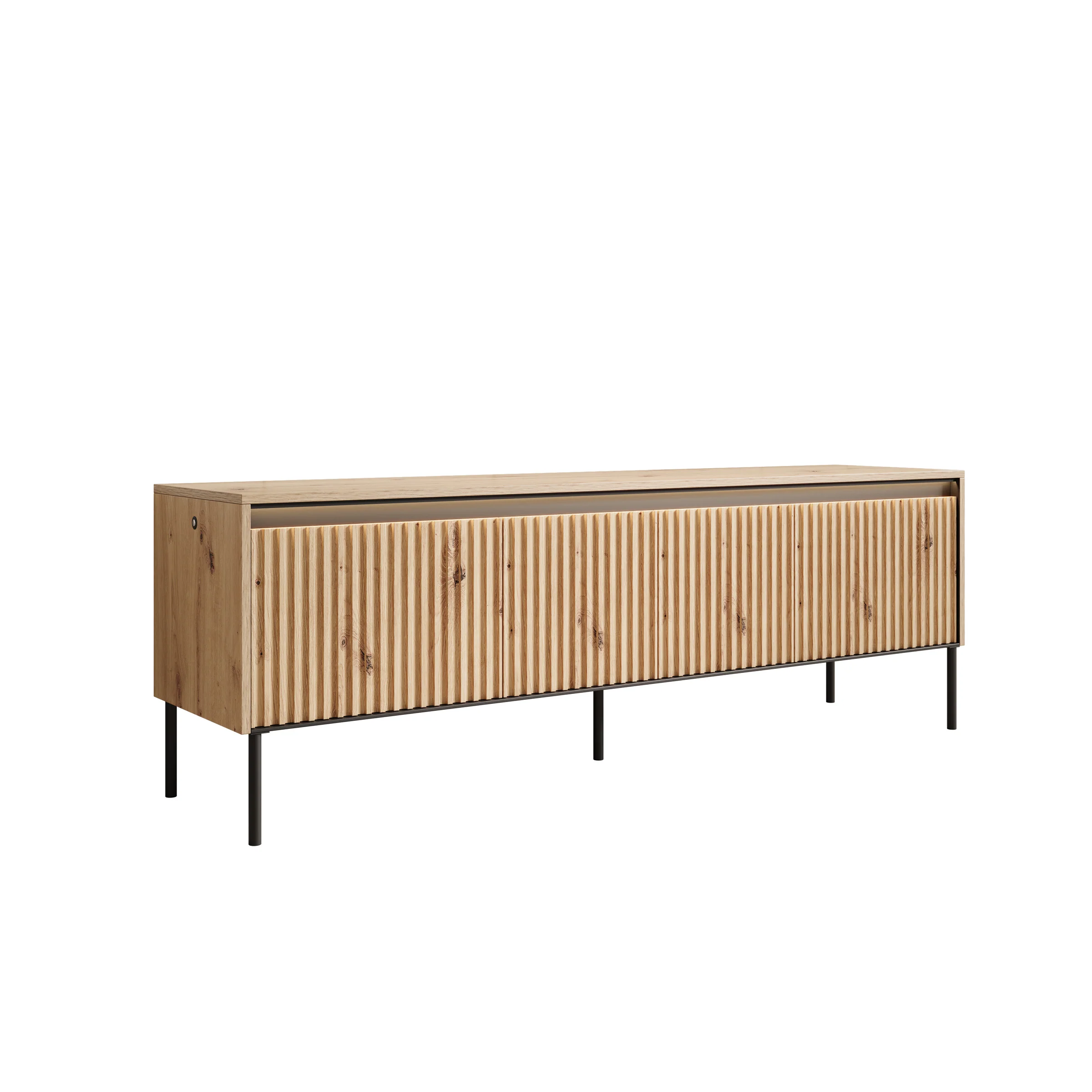 Timoteo - TV-Meubel - Eiken  - 167x40x56 cm - Image 6
