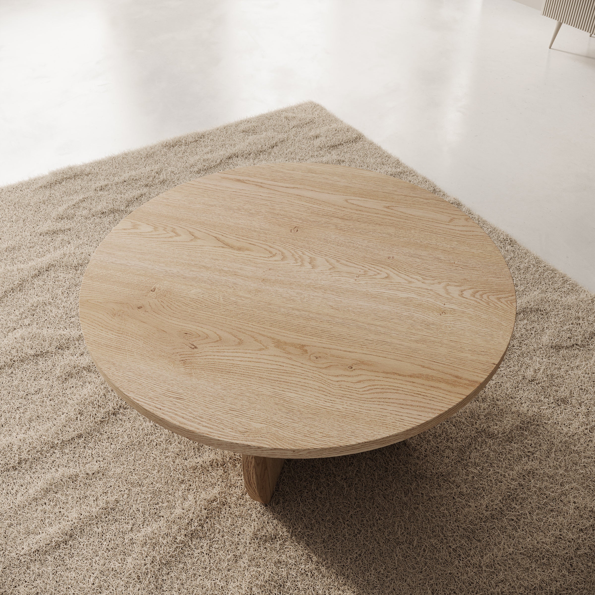 Trada - Salontafel - Licht eikenpatroon - 74x74x40 cm - Image 3