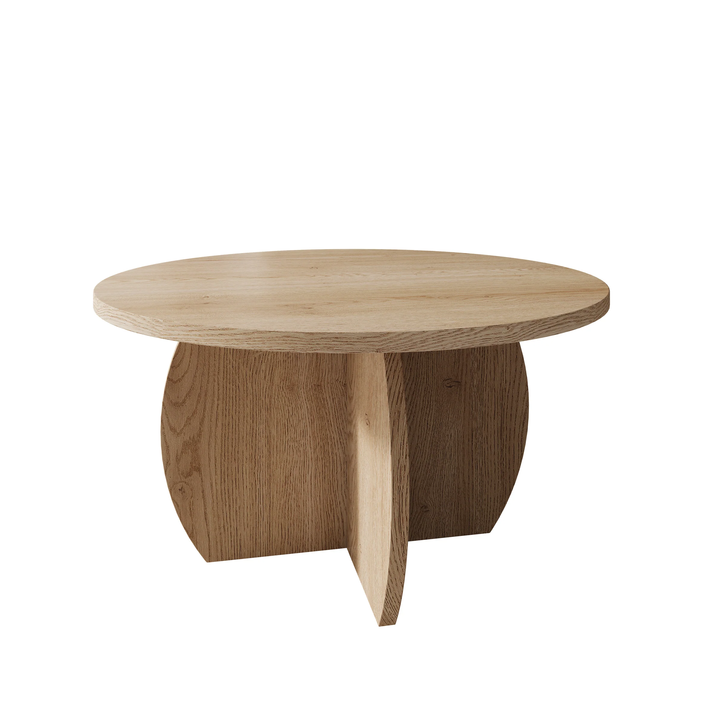 Trada - Salontafel - Licht eikenpatroon - 74x74x40 cm - Image 5
