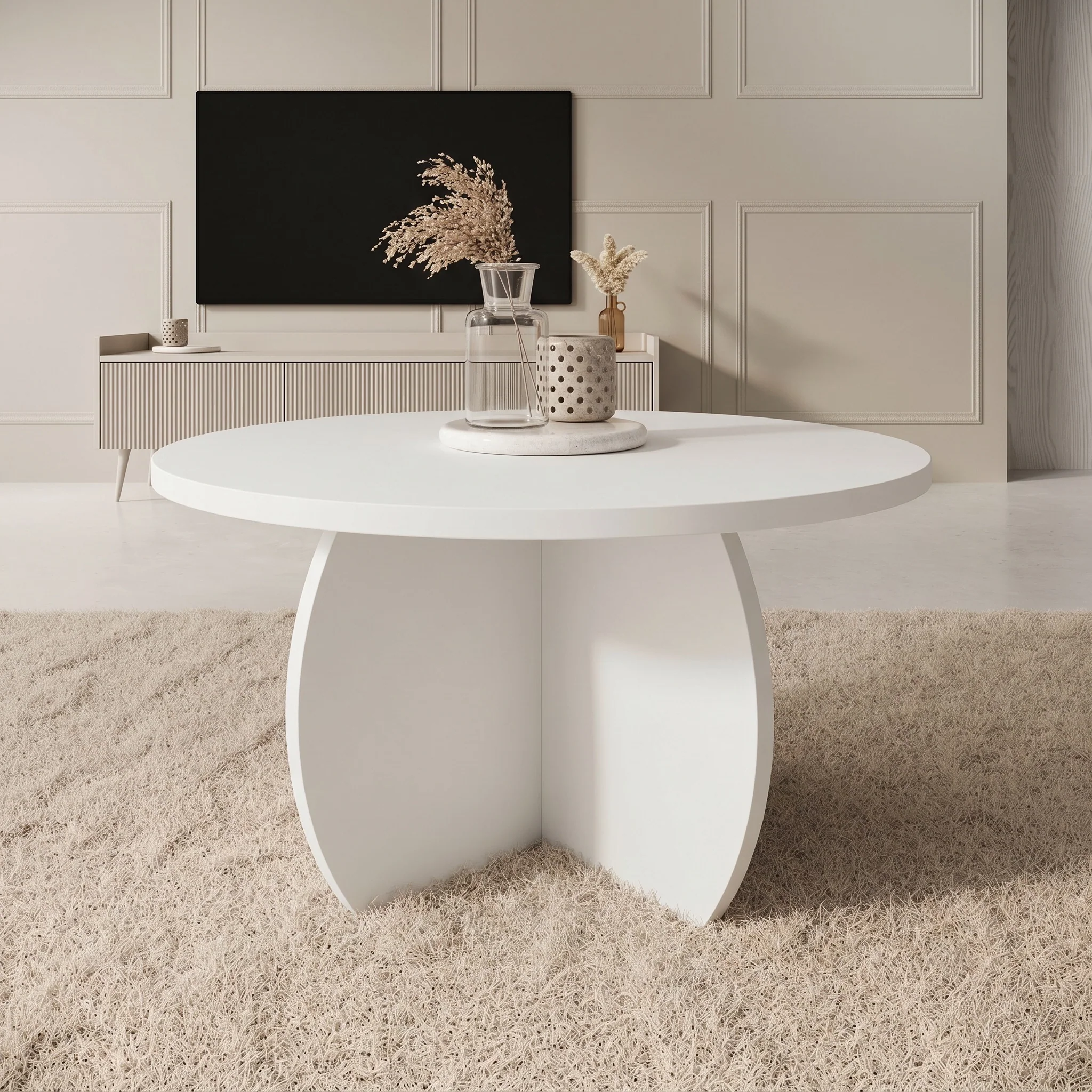 Trada - Salontafel - Wit - 74x74x40 cm - Image 2