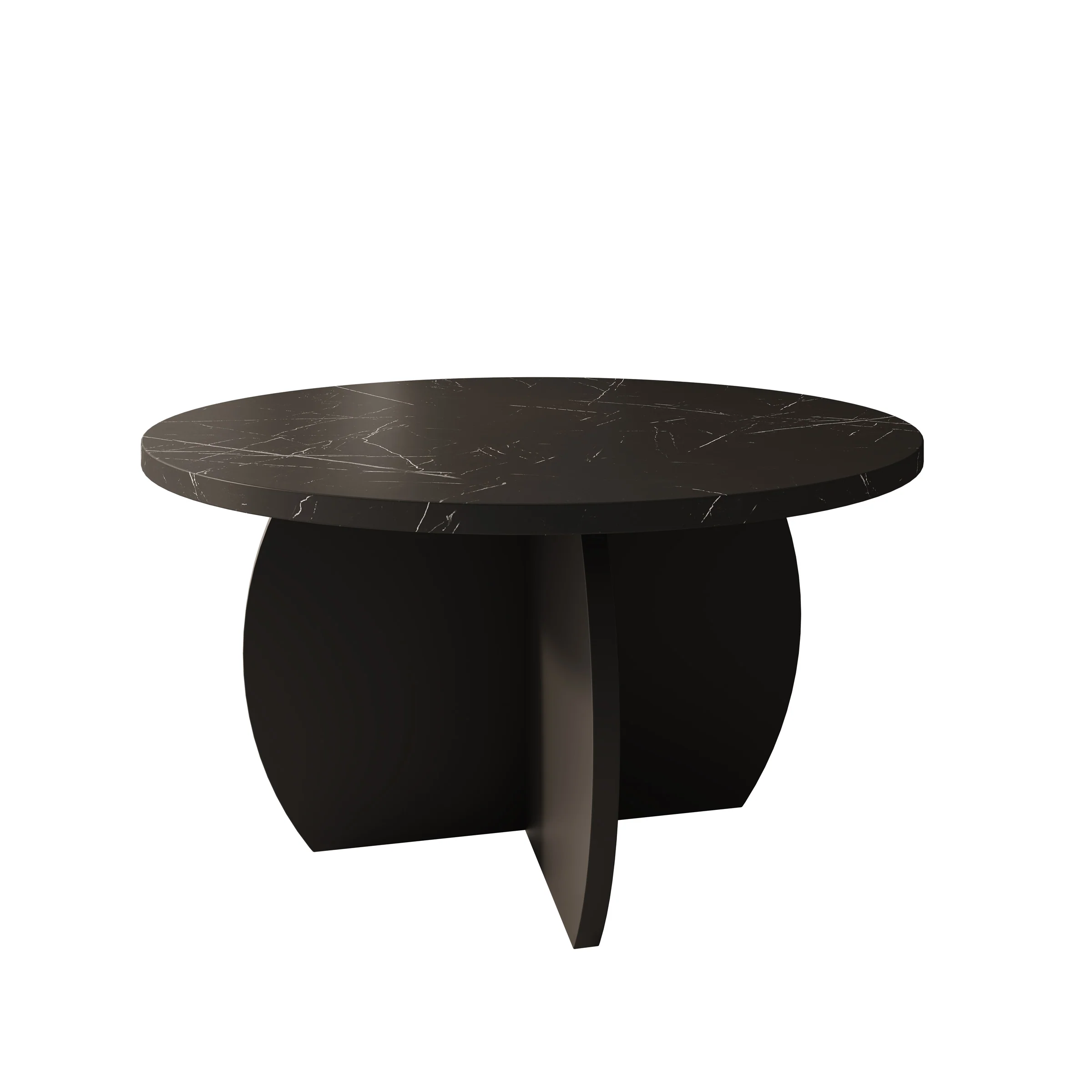 Trada - Salontafel - Zwart marmerlook - 74x74x40 cm - Image 5