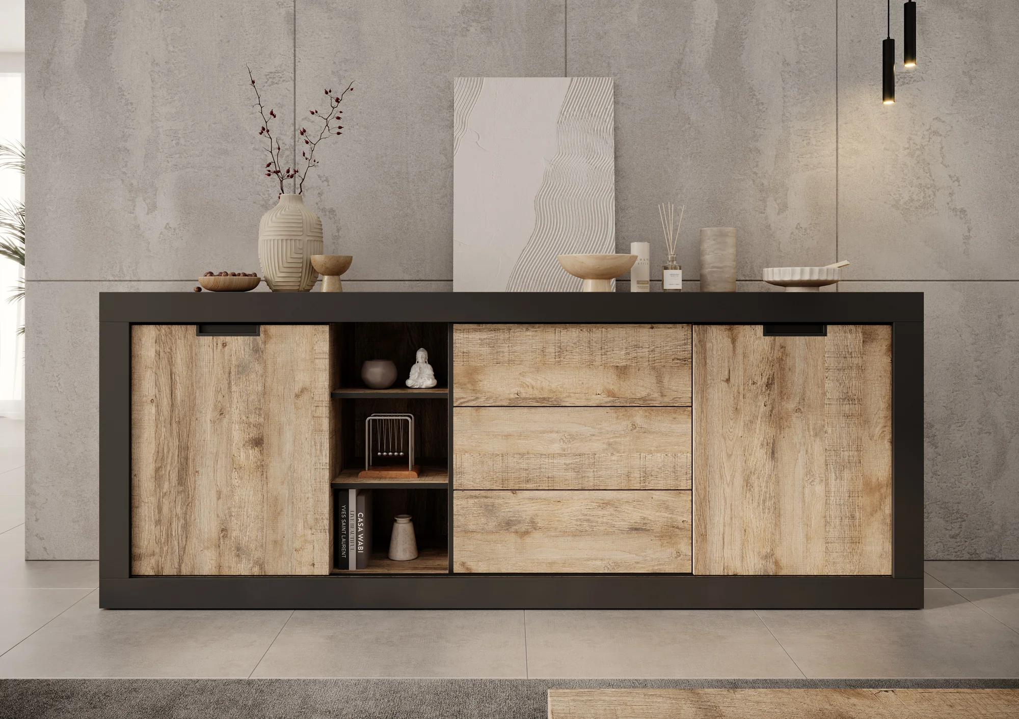 Trinidad - Dressoir - Eiken - 220x45x85 cm - Image 2