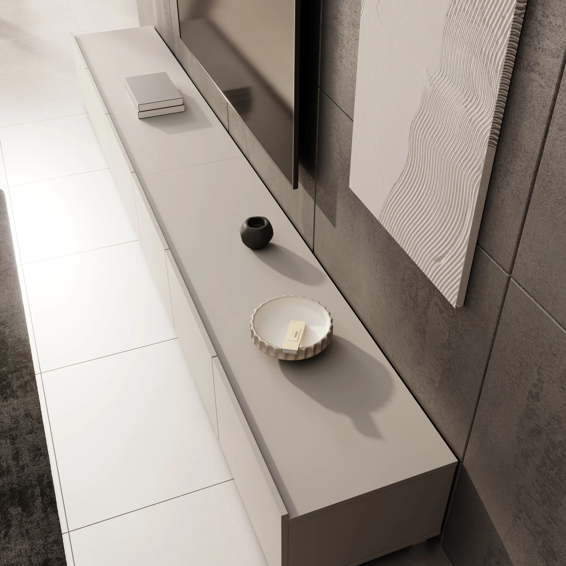 Calabas - TV-Meubel - Beige - 300x43x37 cm - Image 10