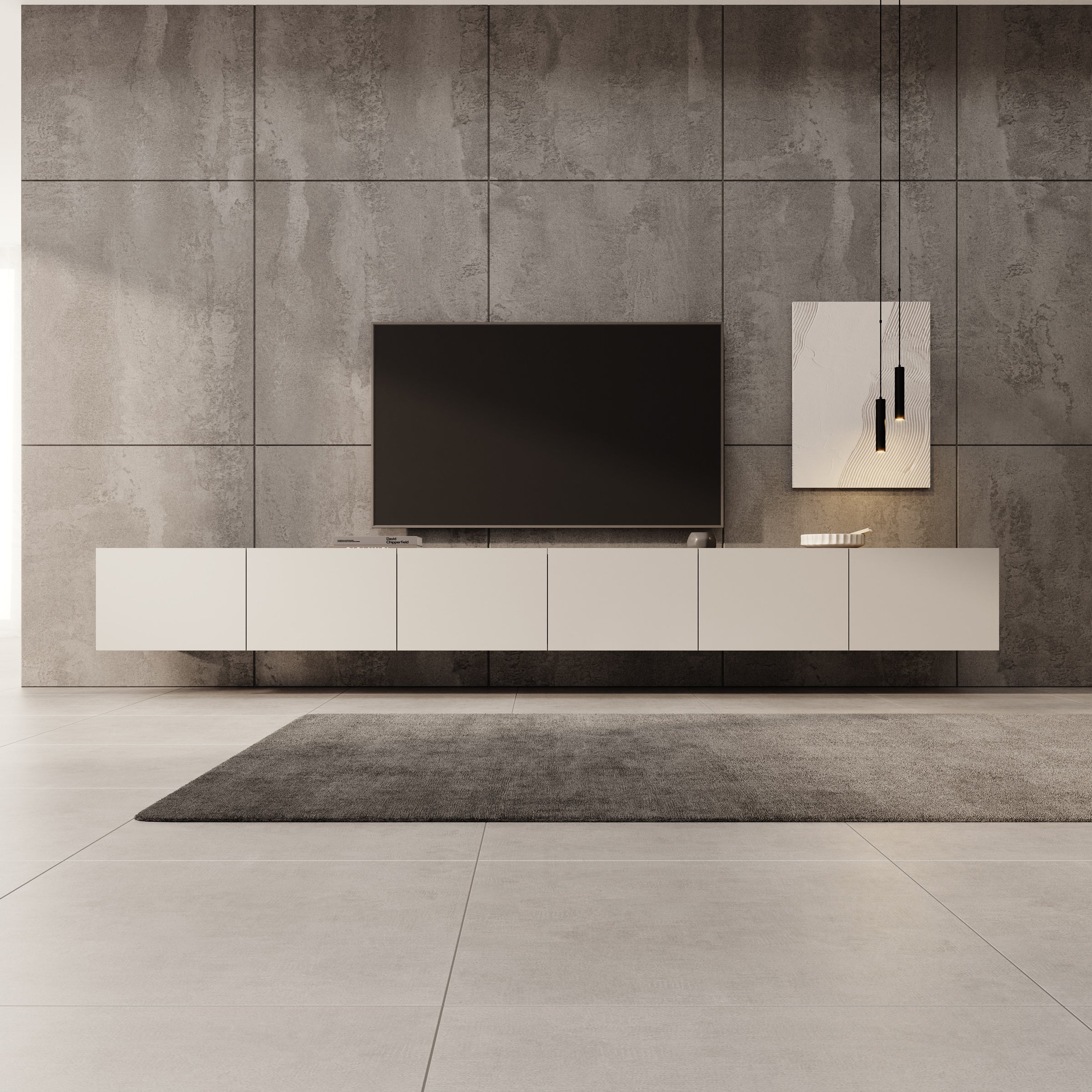 Calabas - TV-Meubel - Beige - 300x43x37 cm - Image 4
