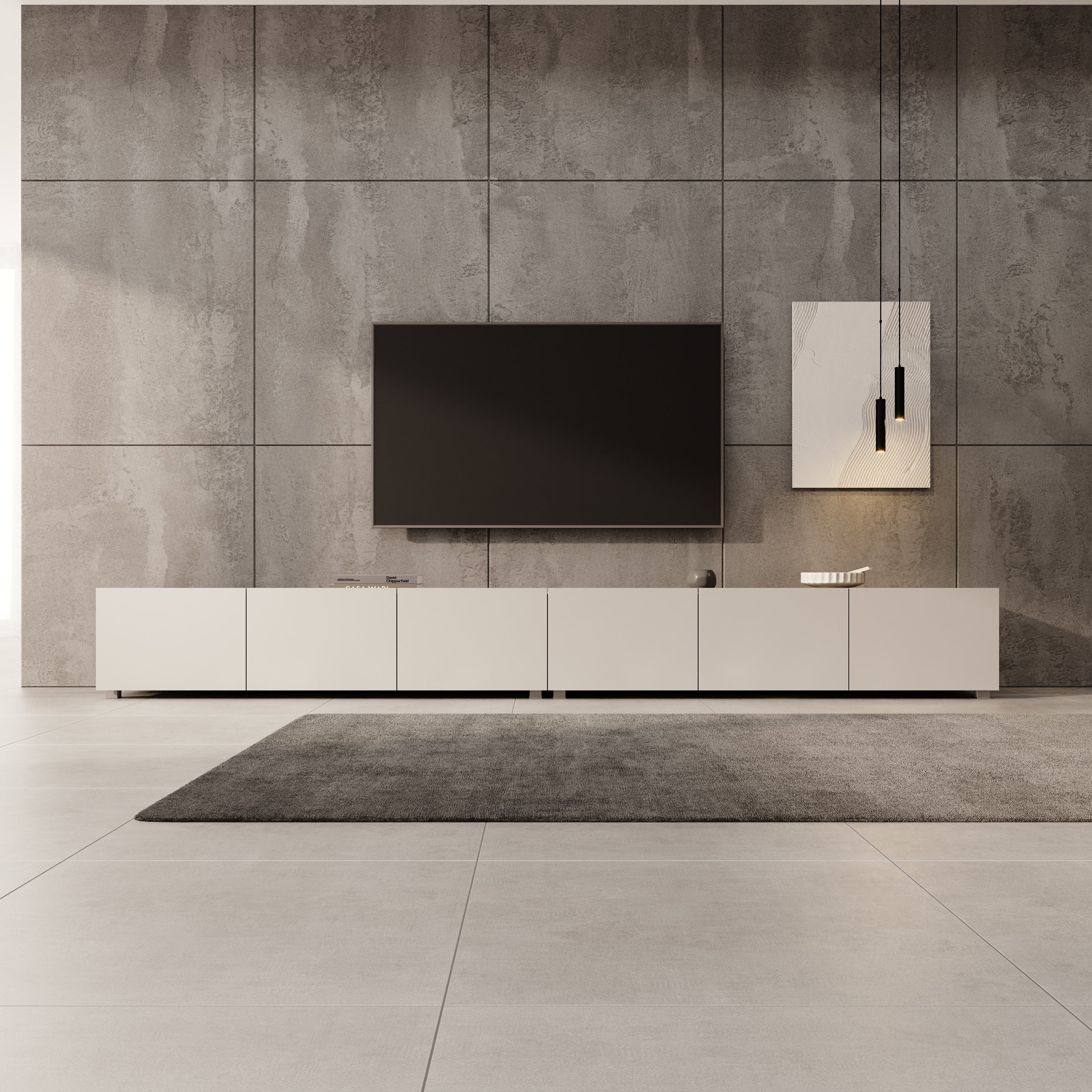 Calabas - TV-Meubel - Beige - 300x43x37 cm - Image 5