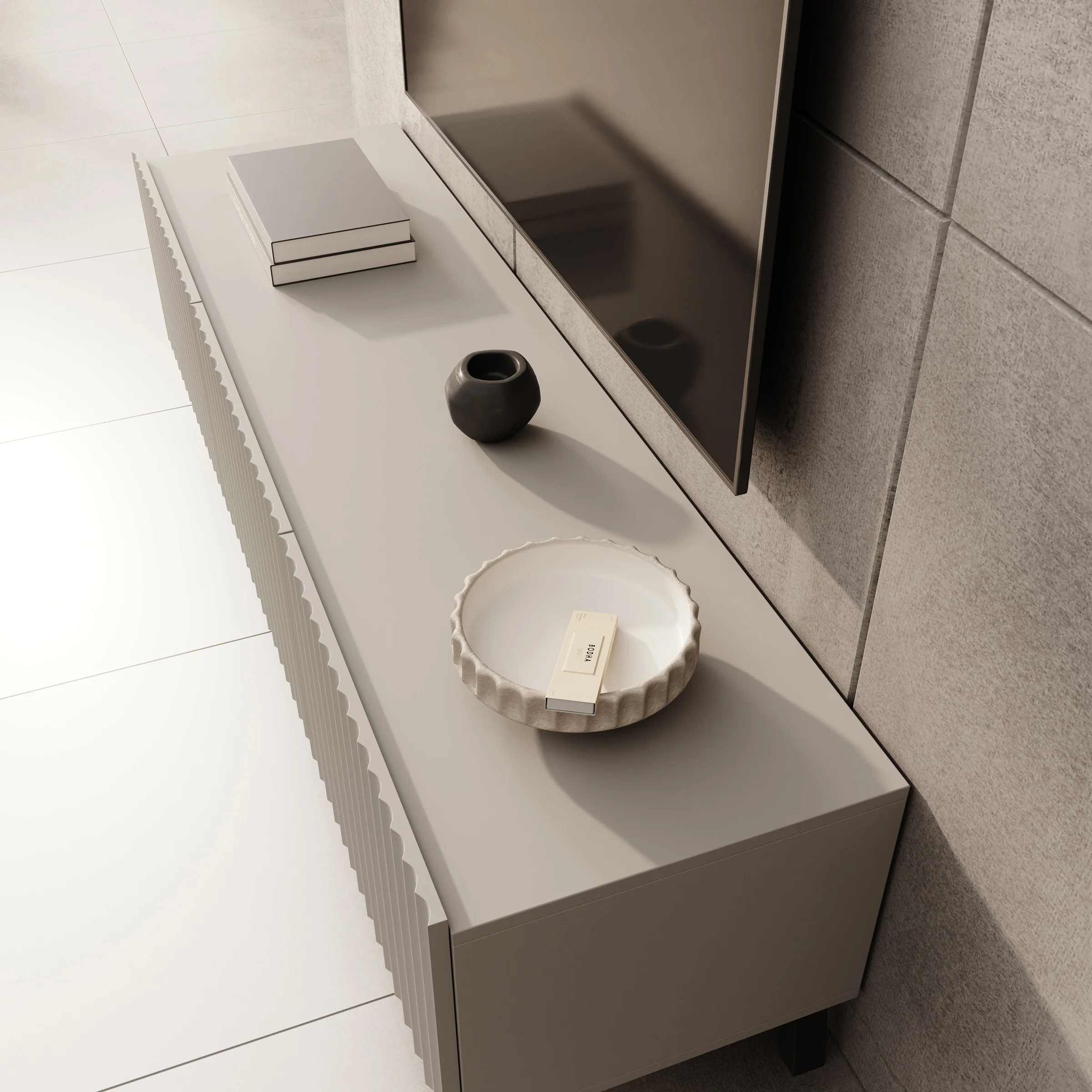 Pepinos 2 - TV-Meubel - Beige - 150x42x44 cm - Image 5
