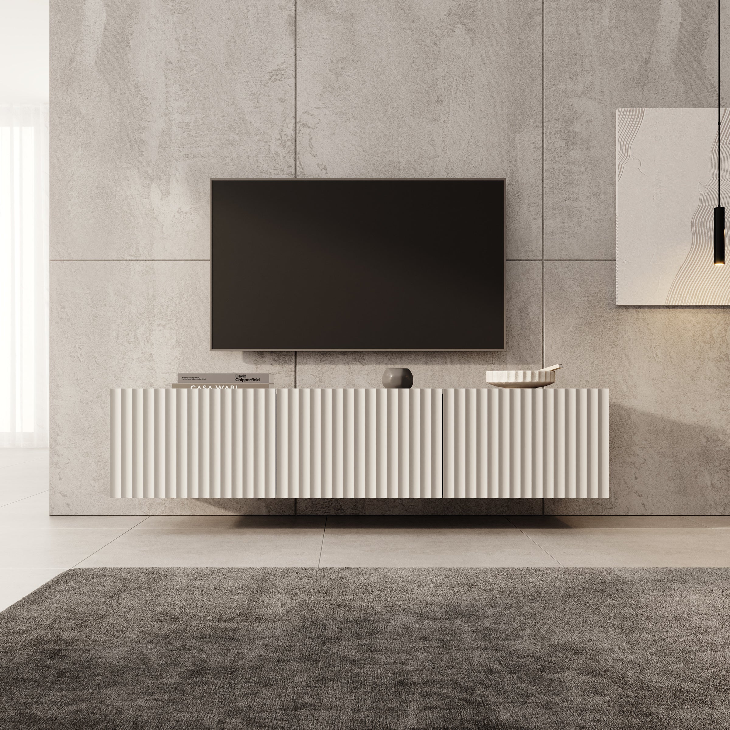 Pepinos - TV-Meubel - Beige - 150x42x33 cm - Image 3