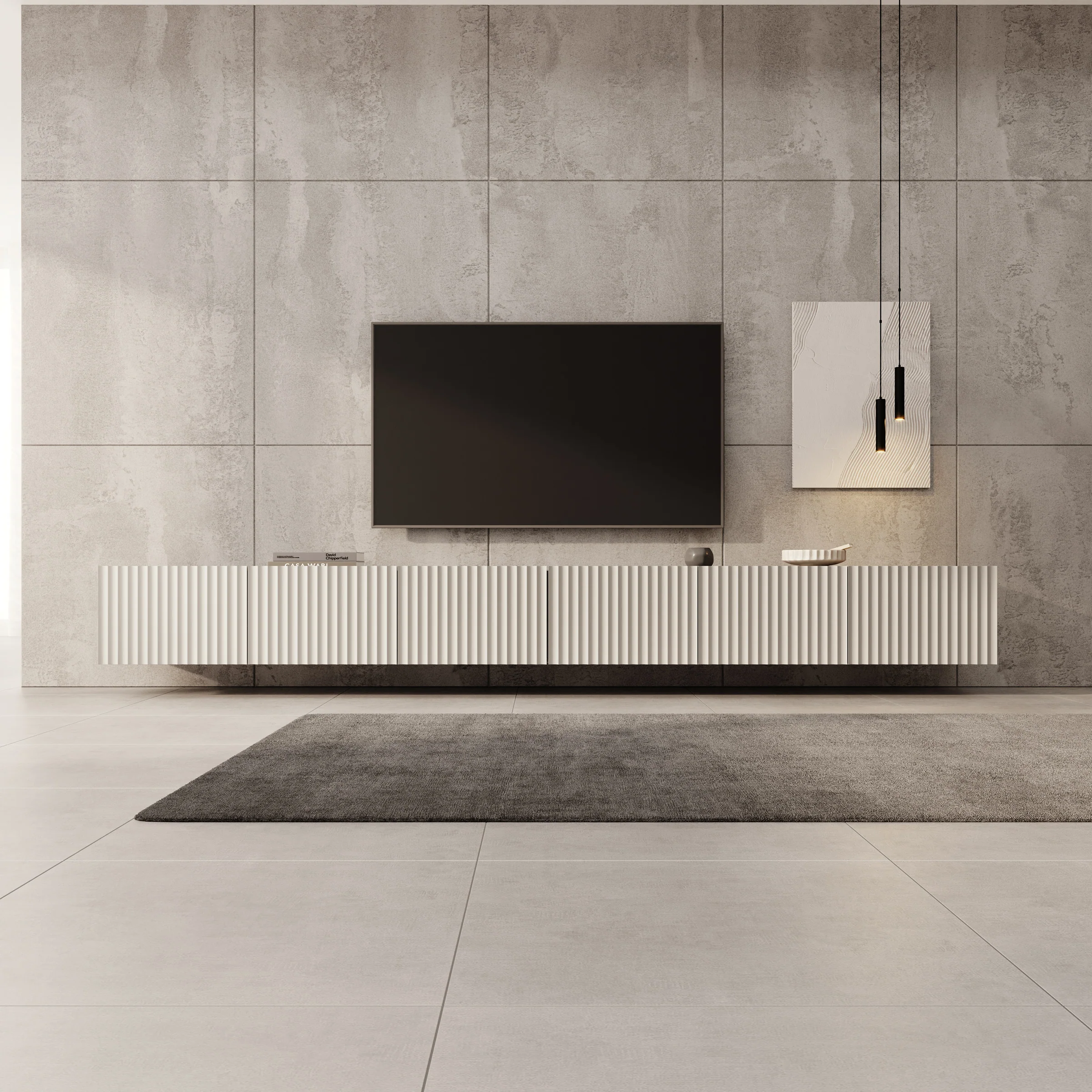 Pepinos - TV-Meubel - Beige - 300x42x33 cm - Image 3