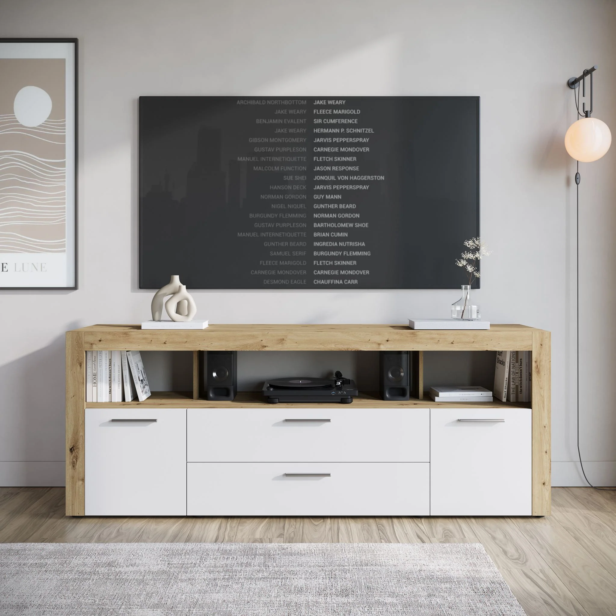 Sharon - TV-Meubel - Wit 2 - 181 cm - Image 3