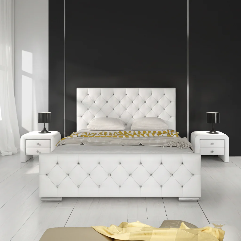 Aventura Diamond - Tweepersoonsbed - Wit - 180x200 cm - Image 2