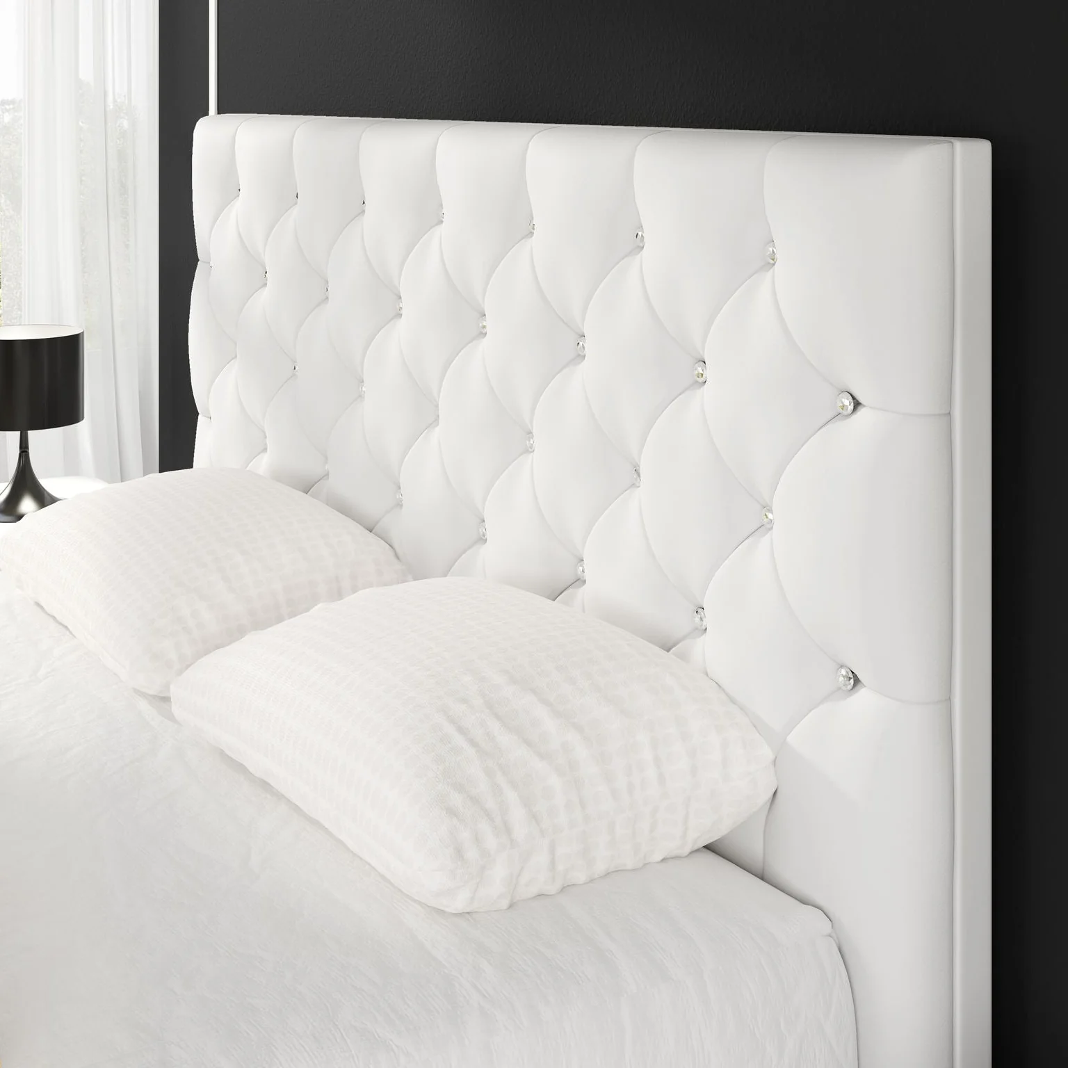 Aventura Diamond - Tweepersoonsbed - Wit - 180x200 cm - Image 3