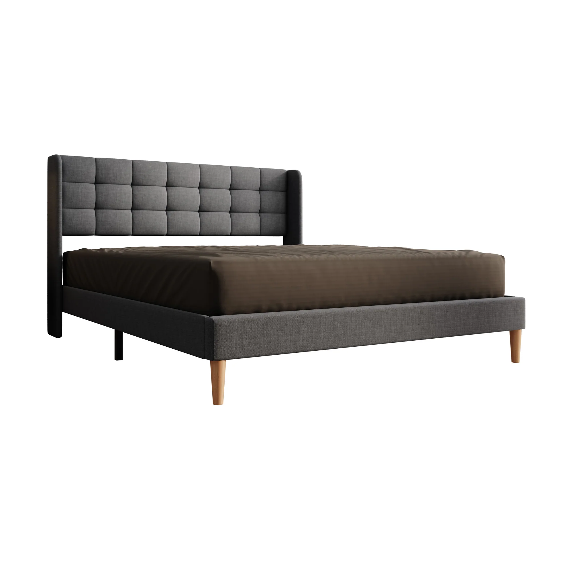 Christ - Tweepersoonsbed - Stof grijs - 160x200 cm - Image 4