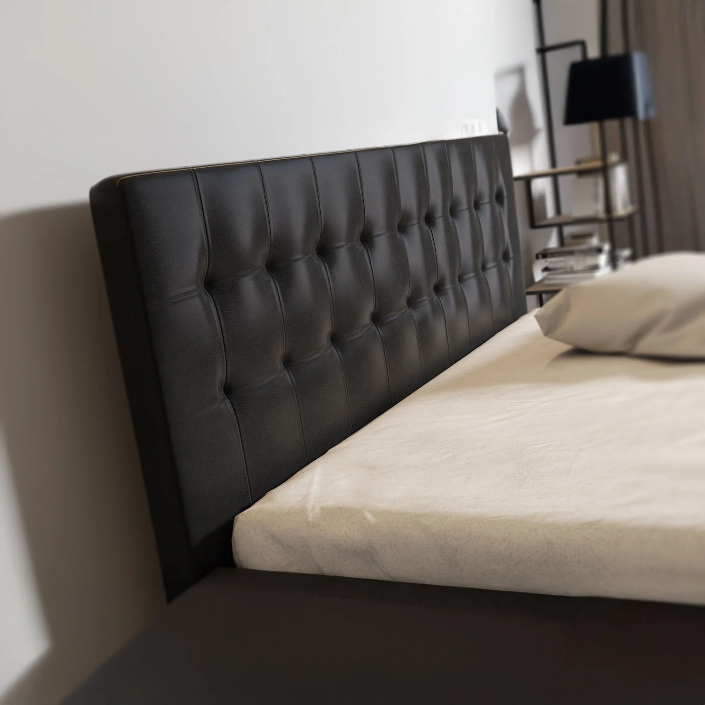 Milo - Tweepersoonsbed met lades - Zwart - 160x200 cm - Image 3