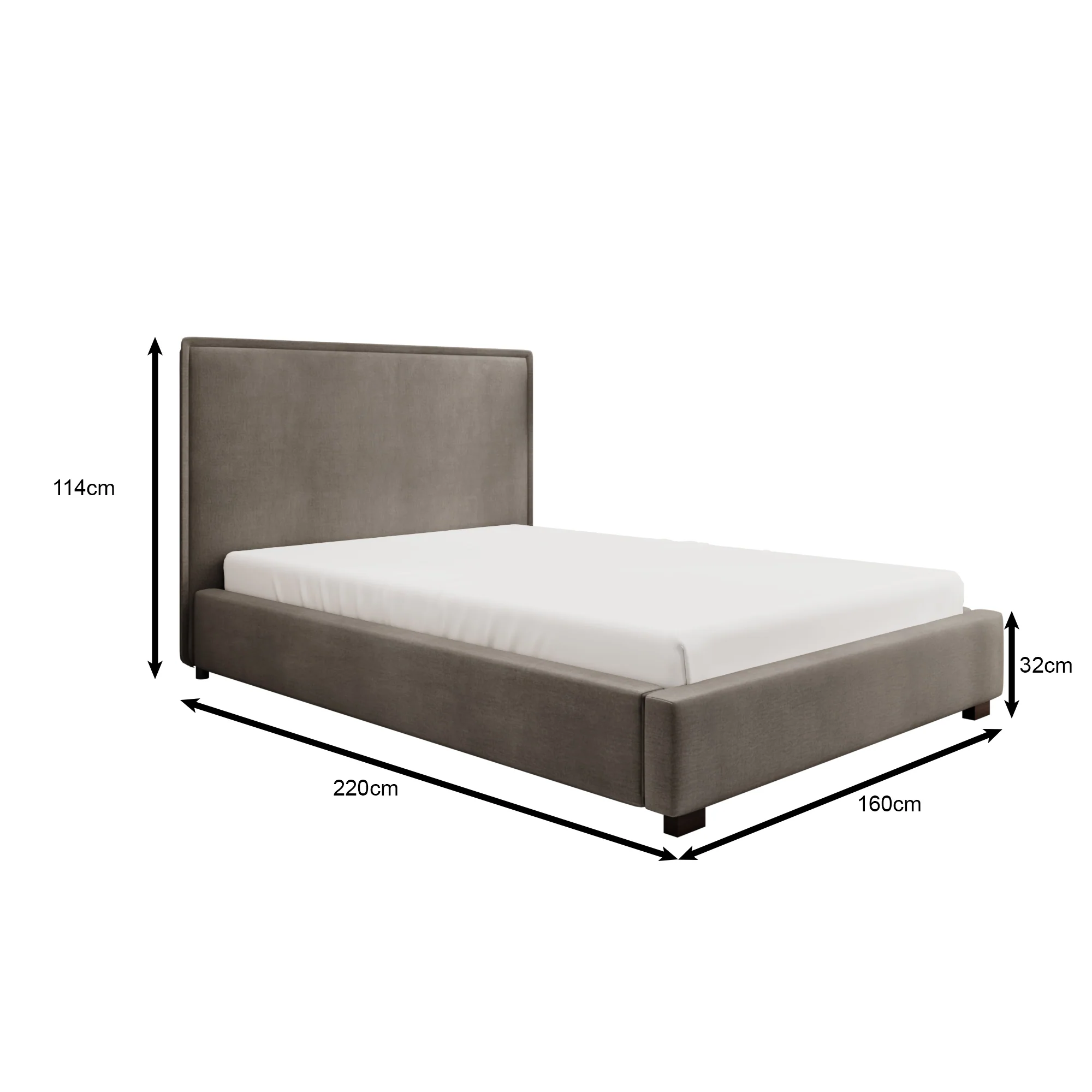 Veda - Tweepersoonsbed - Teddystof beige - 140x200 cm - Image 3