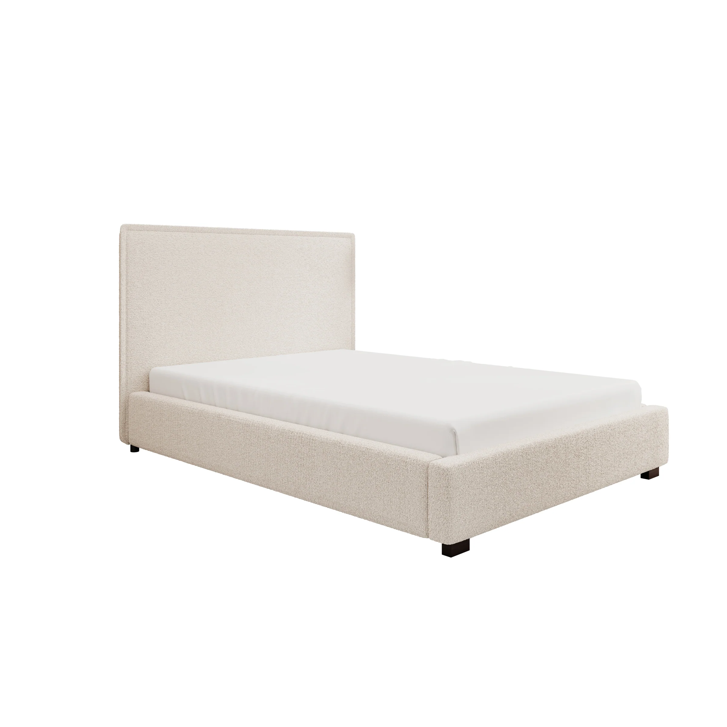 Veda - Tweepersoonsbed - Teddystof beige - 140x200 cm - Image 4