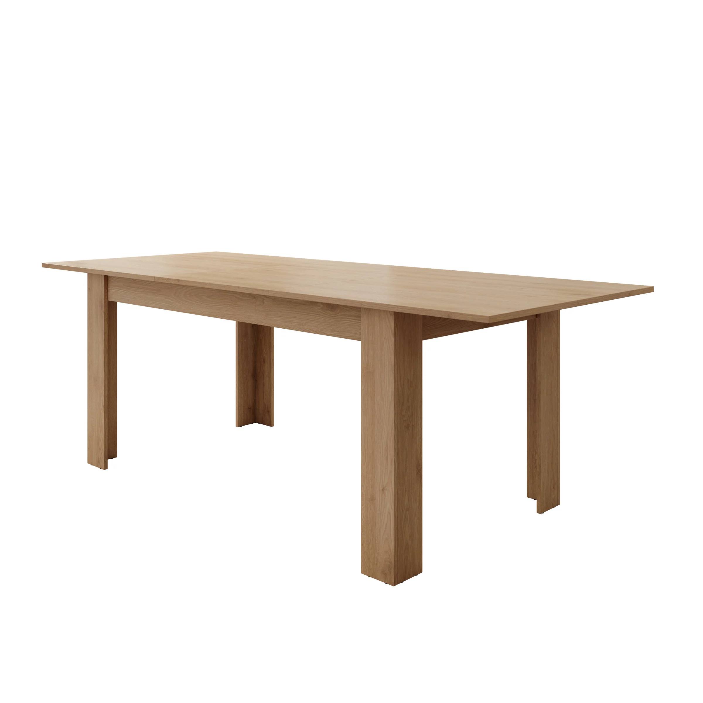 Uverta - Eetkamertafel - Licht eiken - 166x88x75 cm - Image 7