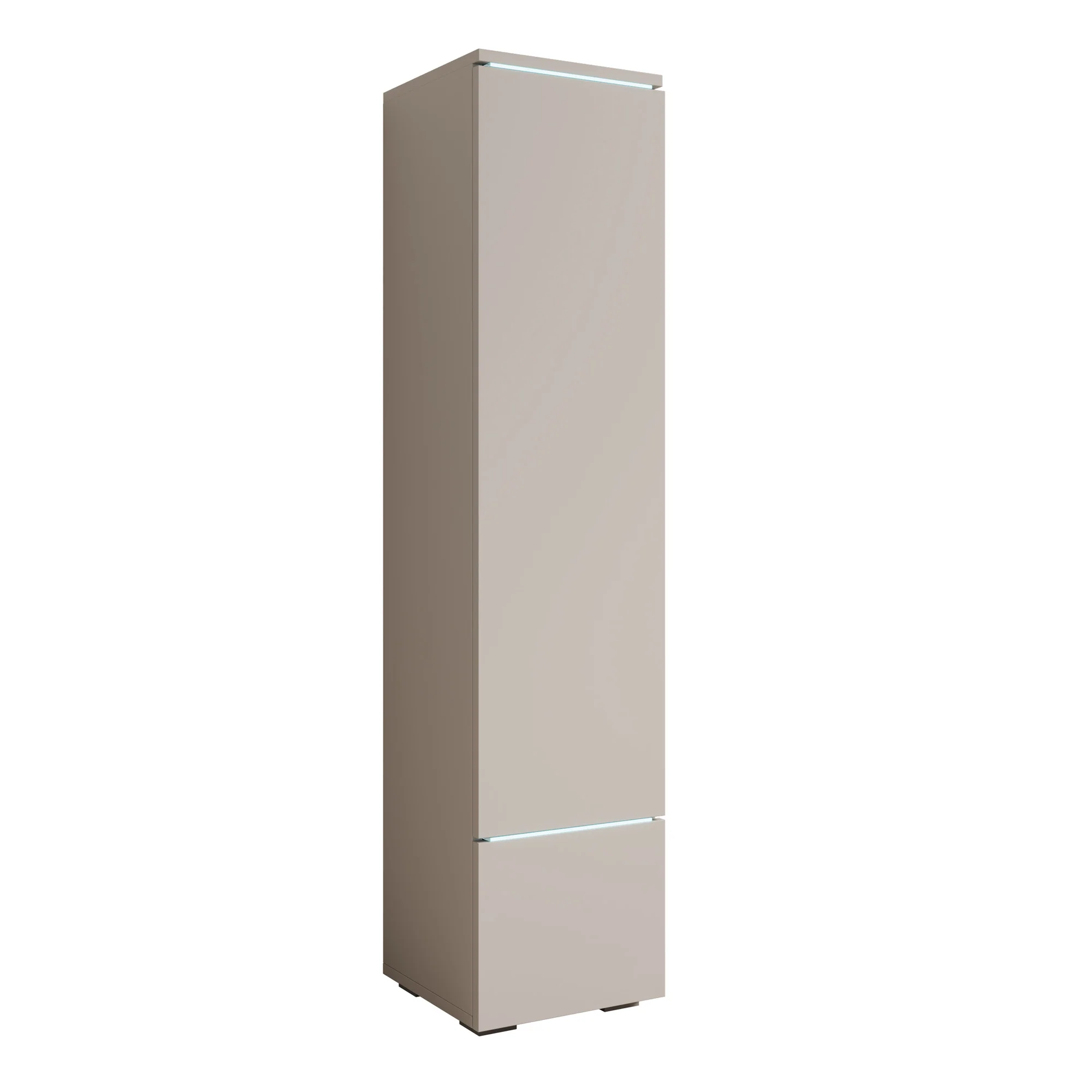 Variety - Vitrinekast met LED - Beige - 30x33x130 cm - Image 11