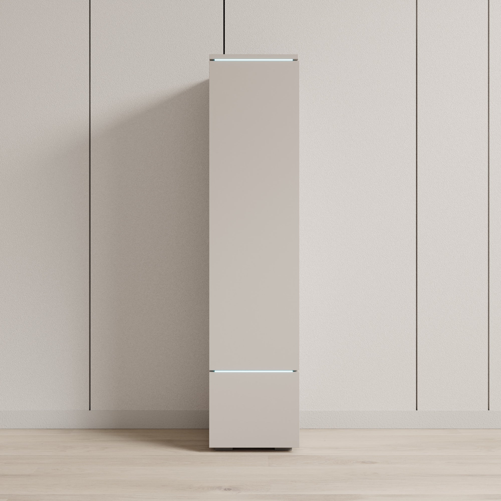 Variety - Vitrinekast met LED - Beige - 30x33x130 cm - Image 5