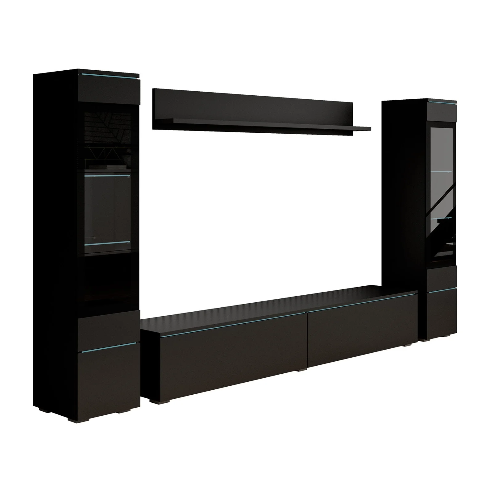 Variety - Wandmeubel - Zwart - 180x33x132 cm - Image 7