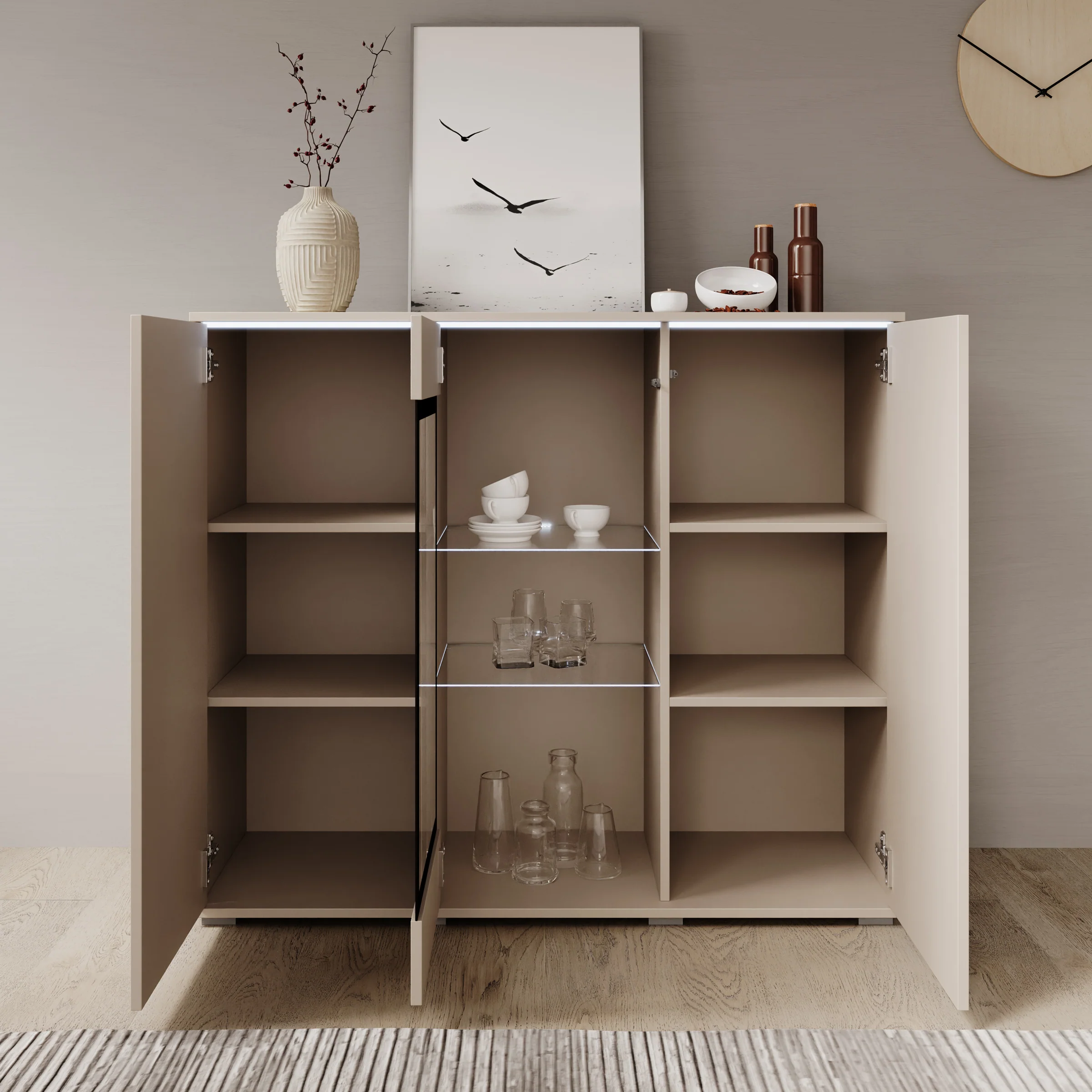 Verity 7 - Dressoir - Beige - 120x40x103 cm - Image 2