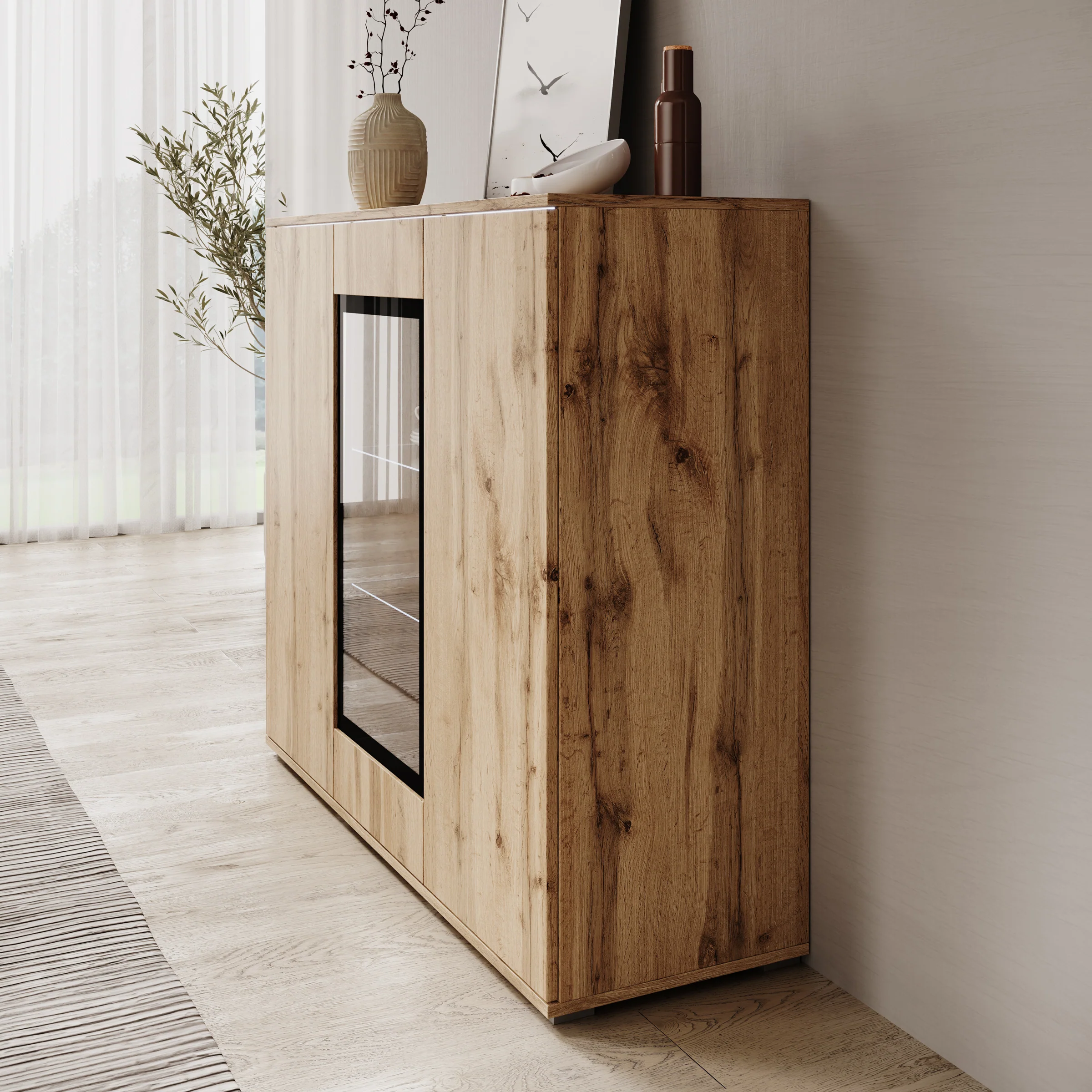 Verity 7 - Dressoir - Eikenpatroon - 120x40x103 cm - Image 4