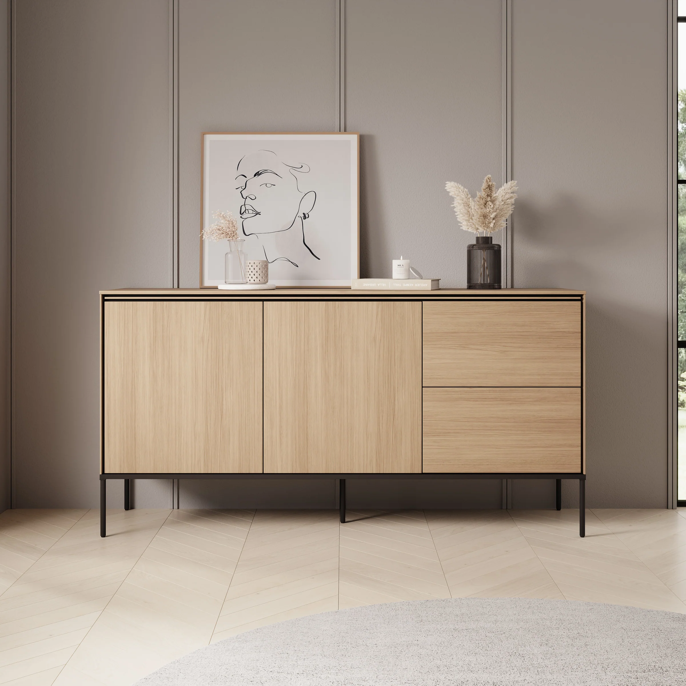 Vicious - Dressoir - Eiken - 167x41x85 cm - Image 3
