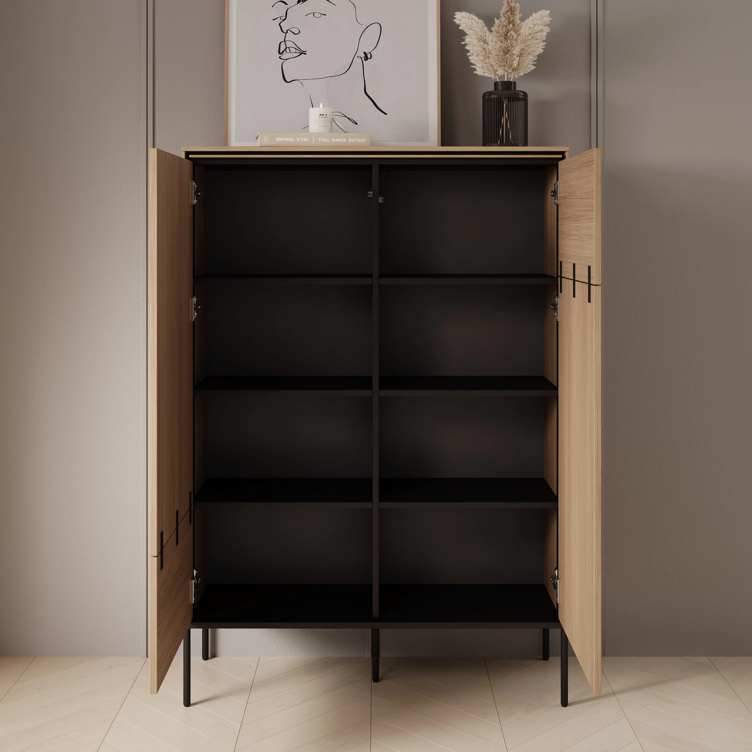 Vicious - Dressoir - Eiken - 98x34x142 cm - Image 2