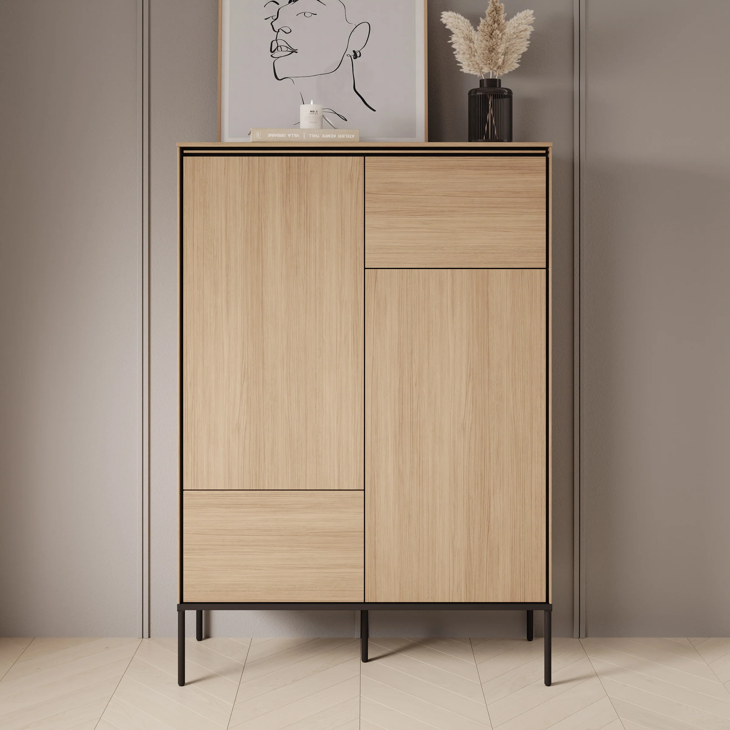 Vicious - Dressoir - Eiken - 98x34x142 cm - Image 3