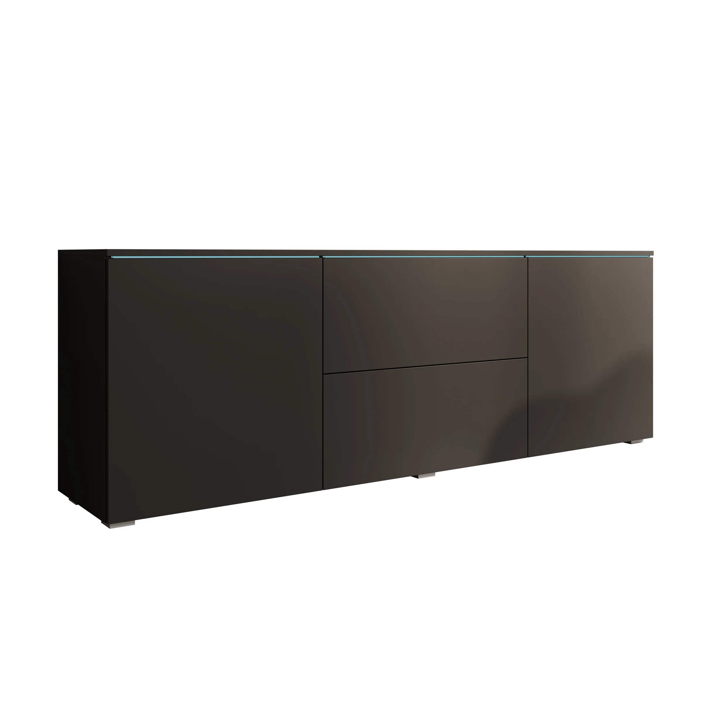 Vico - TV-Meubel - Zwart - Image 7