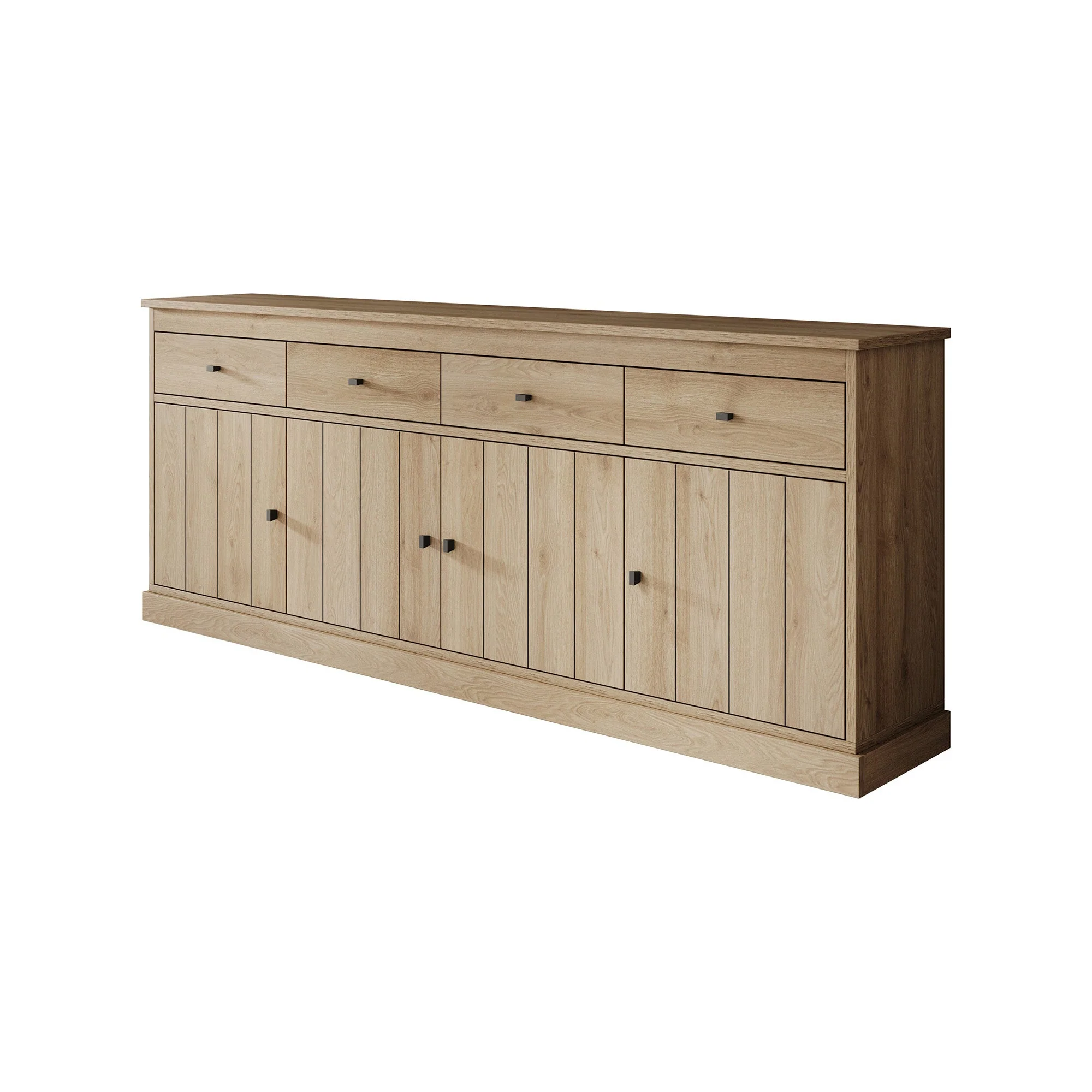 Vince - Dressoir - Eiken - 225x50x90 cm - Image 6