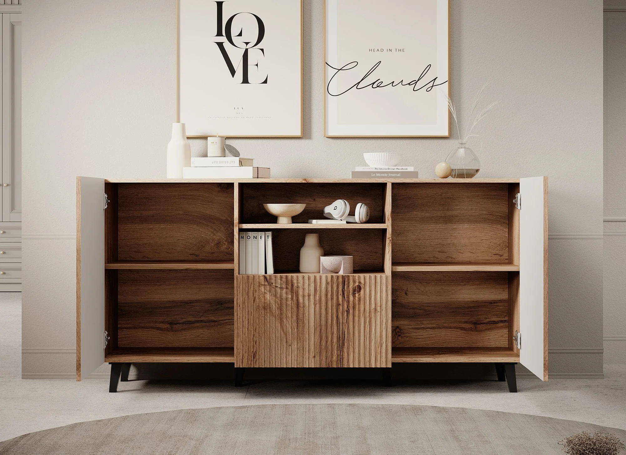 Vintar - Dressoir - Eiken - 151x42x83 cm - Image 3