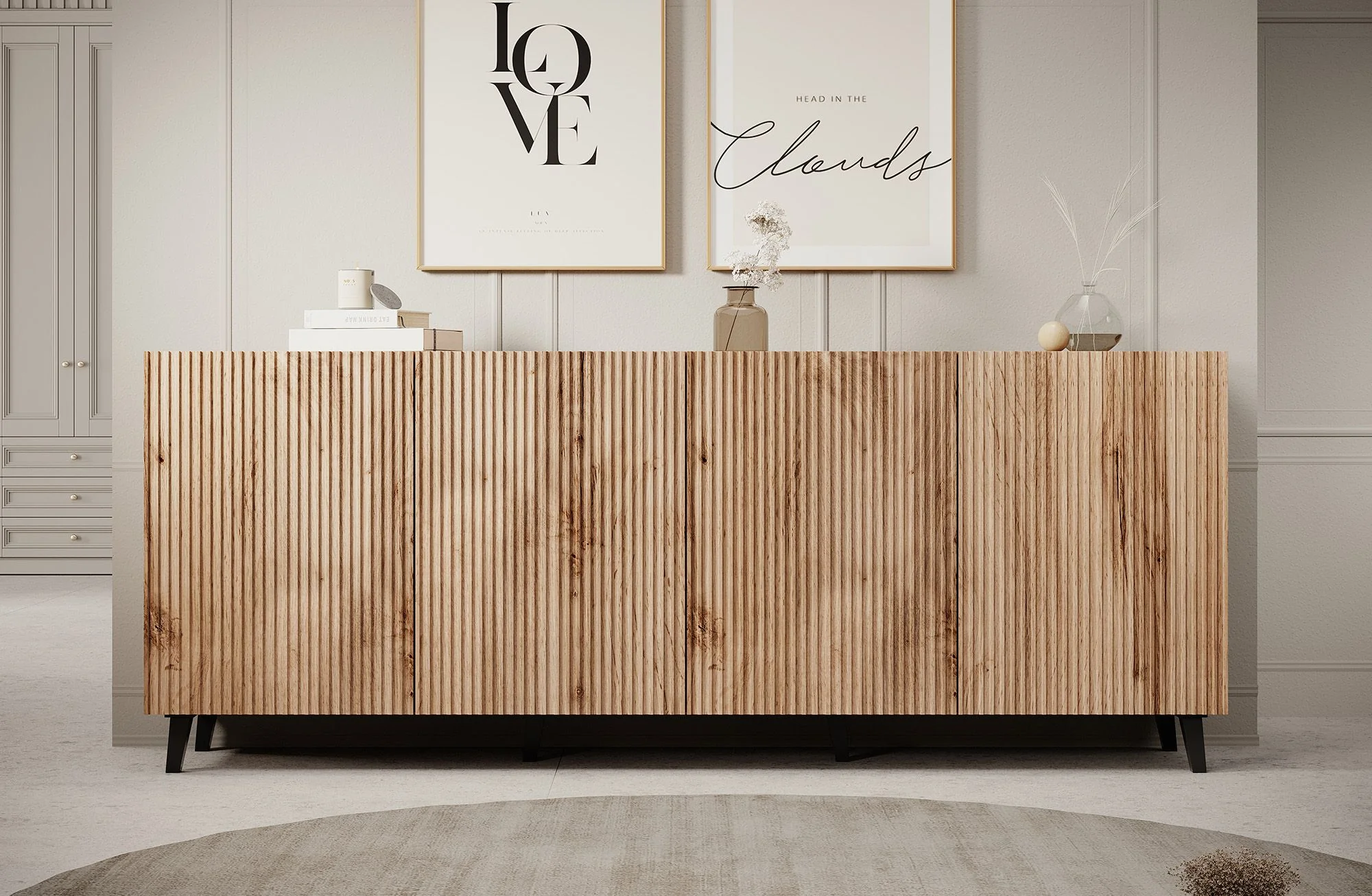 Vintar - Dressoir - Eiken - 201x42x83 cm - Image 2