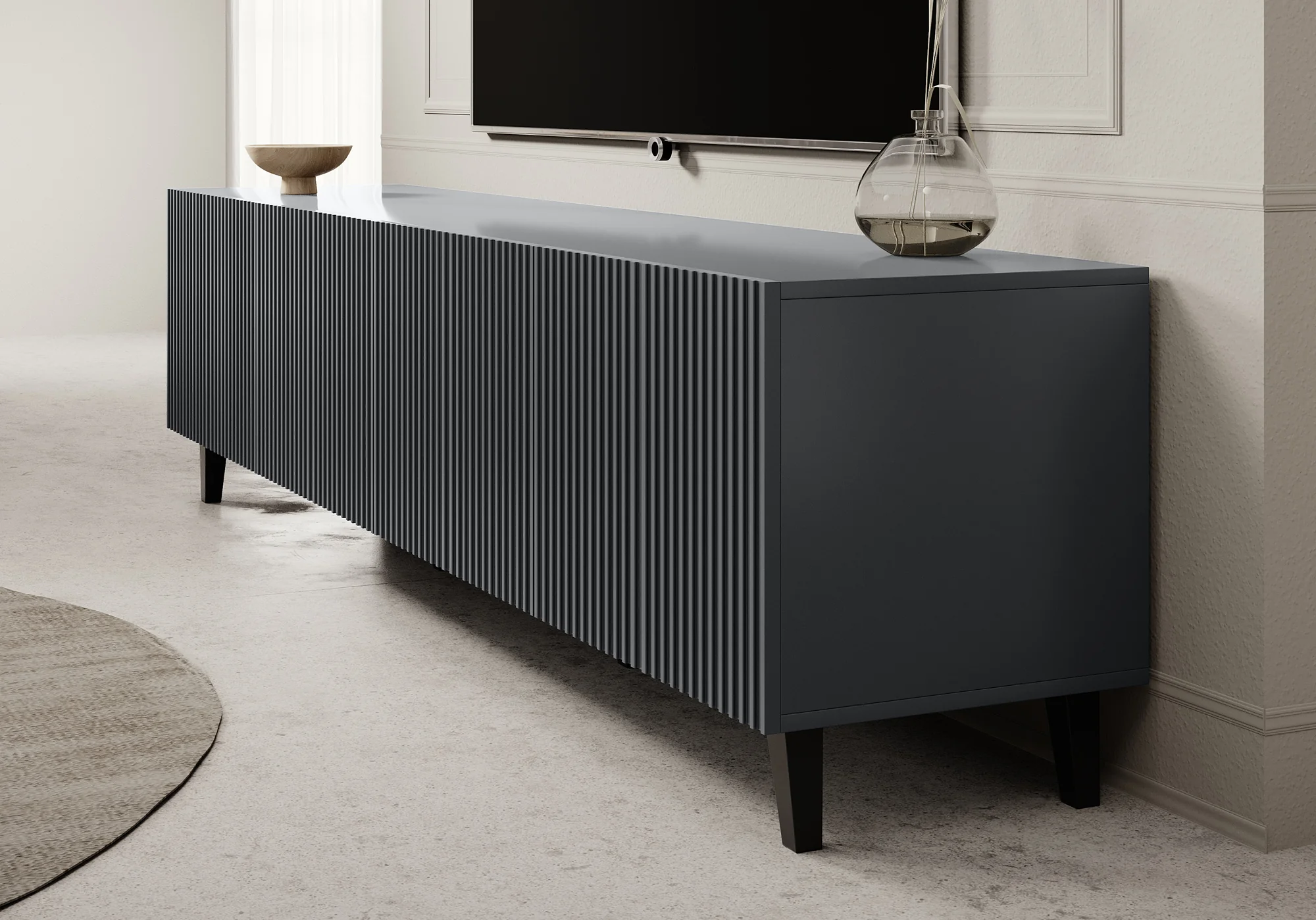 Vintar - TV-Meubel - Antraciet  - 200 cm - Image 4