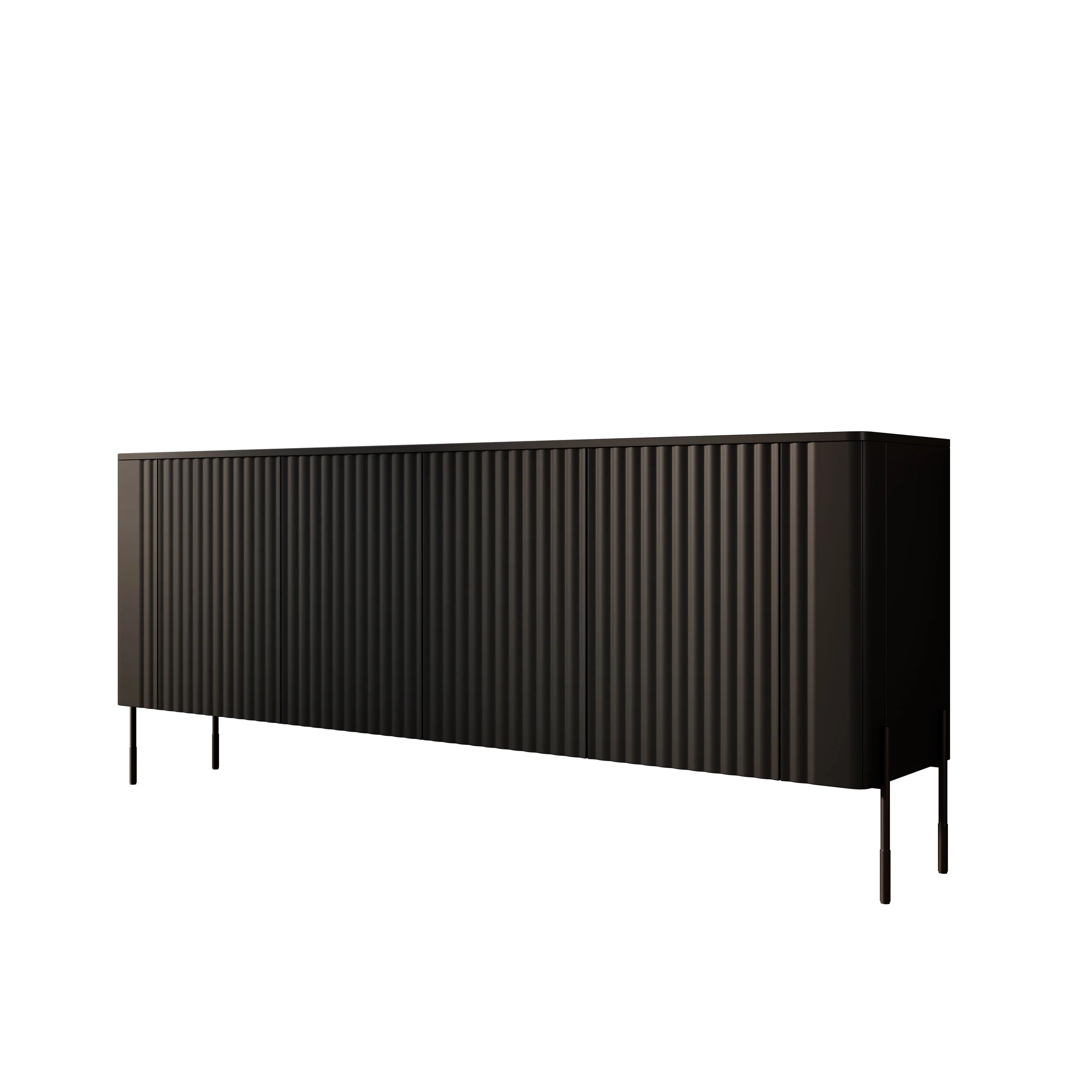 Vivi - Dressoir - Zwart - 190x40x80 cm - Image 6