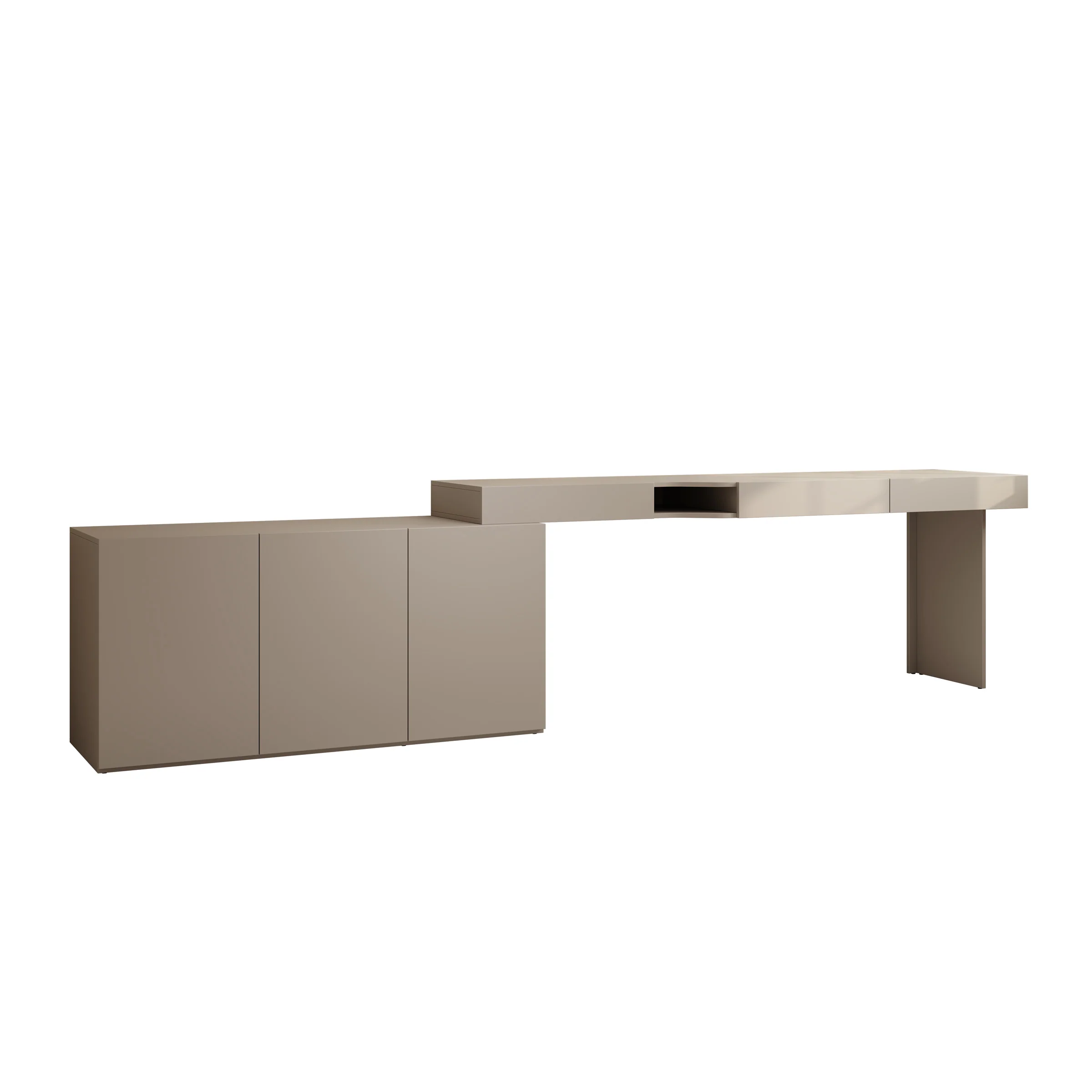 Whenua - Bureau rechts - Beige - 301x55x79 cm - Image 8