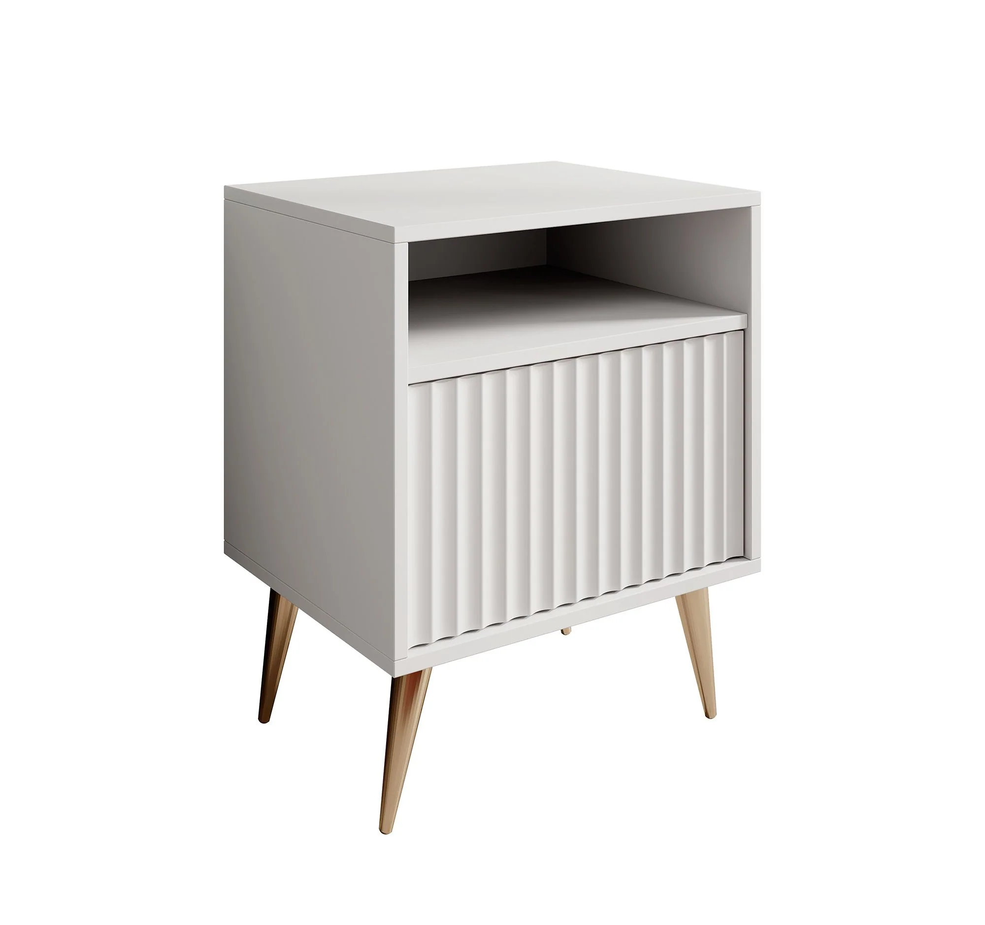 Winq - Nachtkastje - Wit  - 47x40x43 cm - Image 5