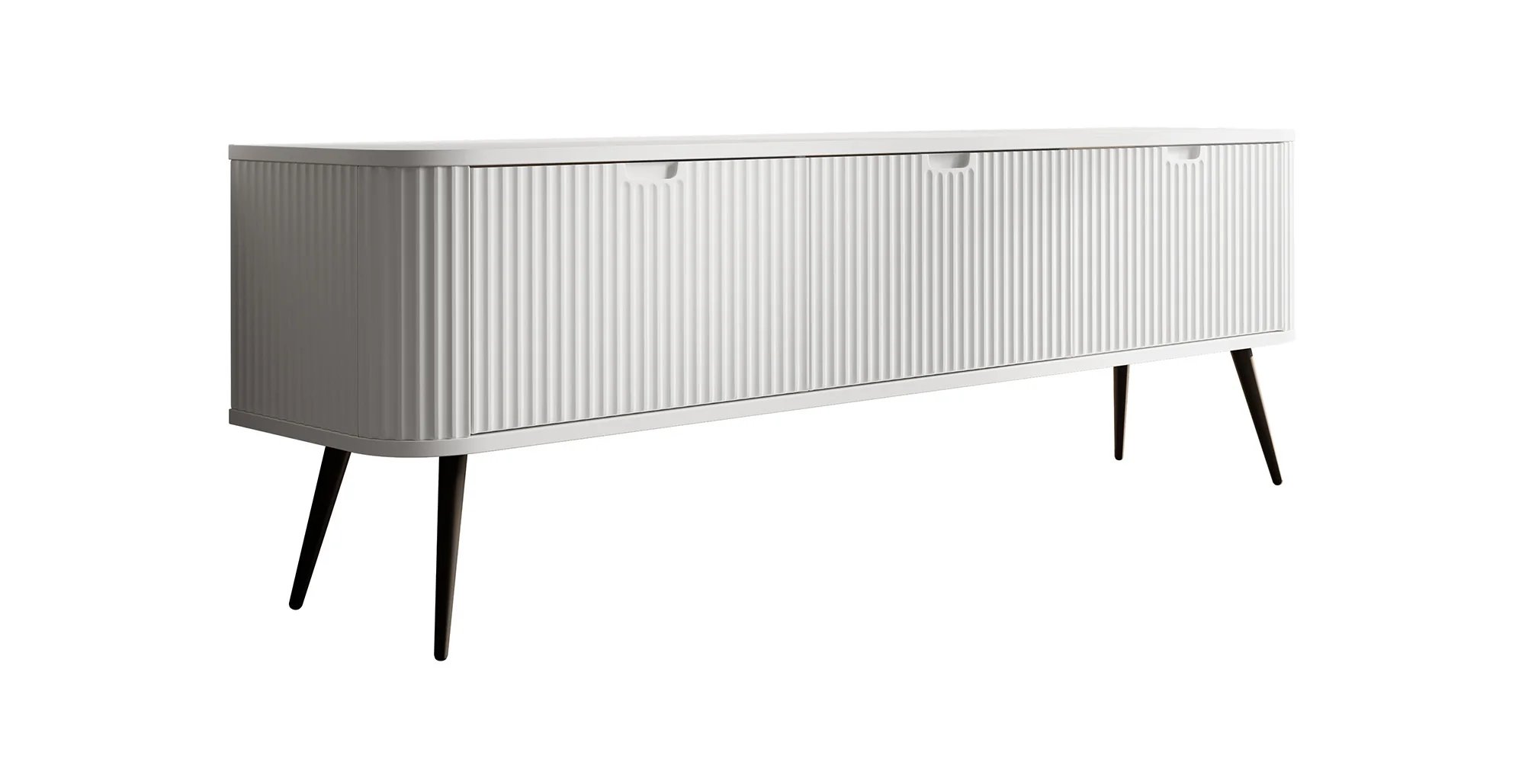 Zakari - TV-Meubel met 3 deuren - Wit - 168 cm - Image 6
